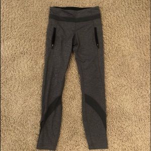 size 4 grey lululemon leggings